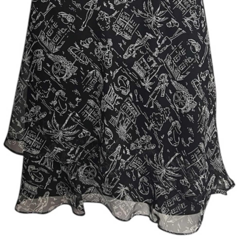 Scarlett Midi Dress Sleeveless Black & White Juniors Size 13/14 NWT - Picture 5 of 5